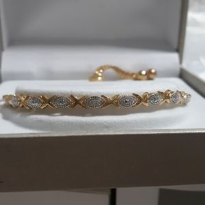 Macy's Gold Diamond Accent Bracelet